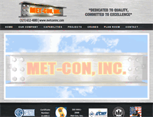 Tablet Screenshot of metconinc.com